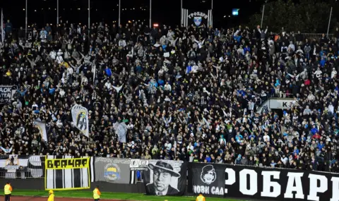  Сериозен музикален скандал в Белград, феновете на Партизан беснеят - 1