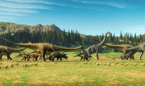 Откриха нов вид динозавър с 15-метрова шия - 1