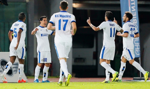 Интер започна с победа участието си в Лига Европа - 1