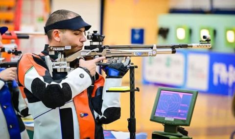 Антон Ризов взе злато на 10 м пушка на международния турнир в София - 1