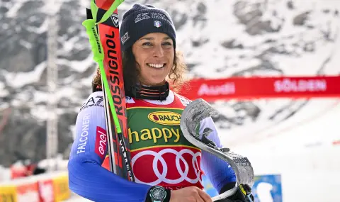 Federica Brignone won the first start of the season in alpine skiing  - 1