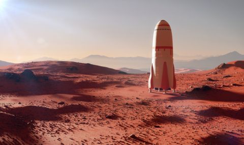Мъск сподели ВИДЕО симулация на кацането на Марс - 1