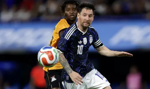 Аржентина и Меси се позабавляваха със Замбия - 1