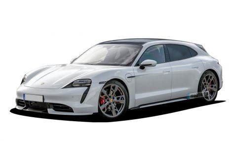 Porsche ще представи ново електрическо комби - 1