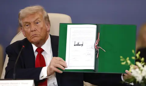 Тръмп и другите посредници подписаха документ за прекратяване на огъня между Израел и „Хамас“  - 1