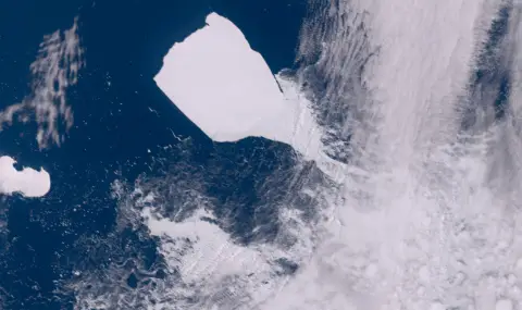 Сателитно измерване: Най-големият айсберг в света е с дебелина над 280 метра - 1