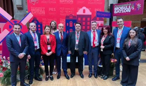 Цветелина Пенкова на конгреса на ПЕС: Мирът и трудещите се хора се връщат като основни приоритетите на левите политики - 1