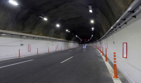 Заради ремонт и миене: В два от тунелите на АМ "Тракия" и АМ "Хемус" движението ще е в една лента - 1