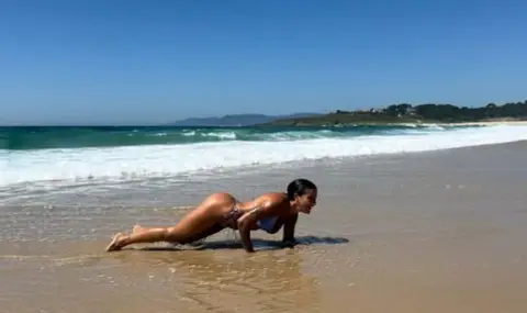 Бившата на Ламин Ямал впечатли с перфектните си форми от фитнеса - 1