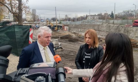 Фандъкова каза как върви строежът на третата линия на метрото - 1