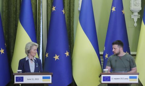 Урсула фон дер Лайен: Украйна има още много да направи, за да изпълни критериите на ЕС - 1