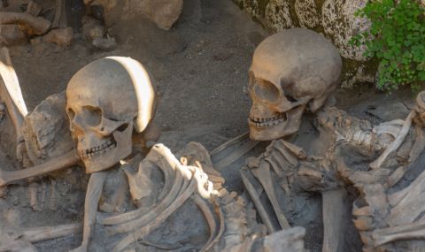 В Помпей откриха два скелета на мъже, загинали при изригването на Везувий  - 1