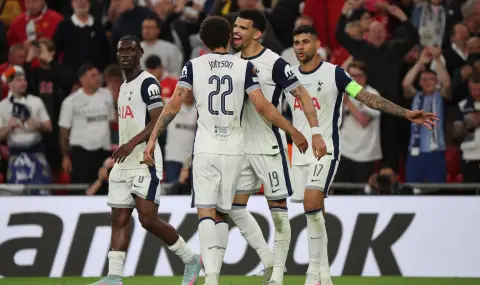 Тотнъм излъга Манчестър Юнайтед и триумфира в Лига Европа - 1