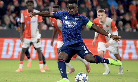  Букайо Сака: Рано е да говорим за титлата във Висшата лига - 1