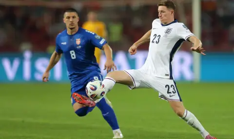 Англия унижи Сърбия в Белград с разгромна победа и почти си осигури място на Мондиал 2026 - 1