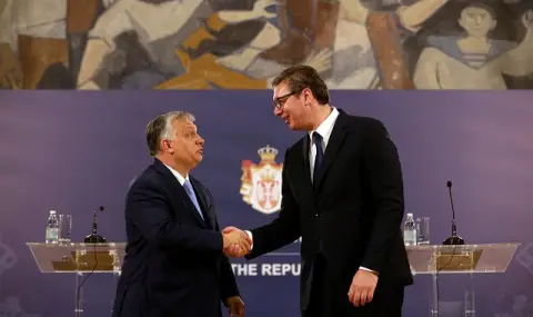 Необявена среща! Александър Вучич и Виктор Орбан разговаряха за ситуацията в Косово и сътрудничеството между Сърбия и Унгария - 1