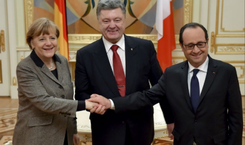 Петро Порошенко подкрепи плана на Меркел-Оланд за Донбас - 1