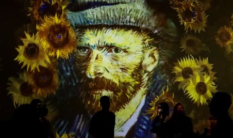"Възкресиха" Ван Гог в Париж с помощта на изкуствен интелект (ВИДЕО) - 1