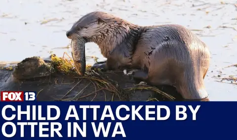 Otter attacked a child in a marina near Seattle VIDEO  - 1