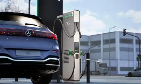 Mercedes започва поставянето на нов тип бързи зарядни станции - 1
