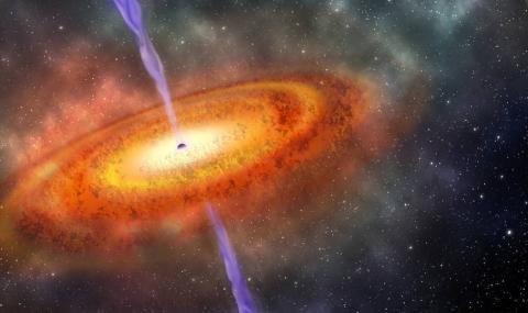 Откриха тайнствена черна дупка с чудовищни размери от зората на времето - 1