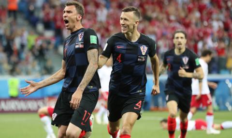 Хърватия мина през ада, но отстрани Дания - 1