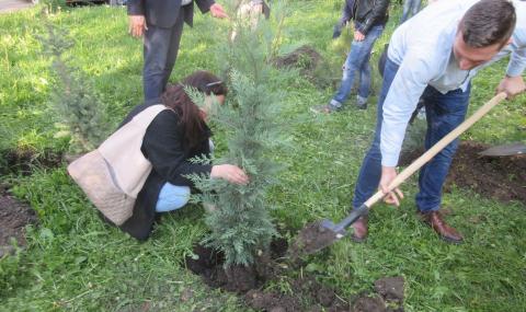 ВОЛТ засади дръвчета на старта на кампанията си за евроизборите, видя ФАКТИ - 1