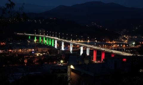 Откриват официално новия мост на Генуа - 1