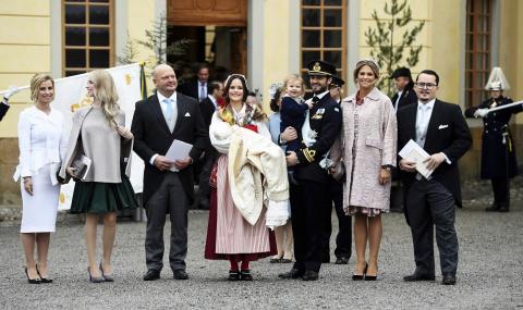 Кръстиха най-новия член на шведското кралско семейство (СНИМКИ) - 1