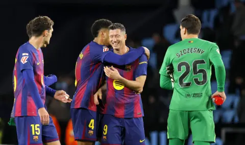 Барселона победи Селта Виго с хеттрик на Левандовски - 1