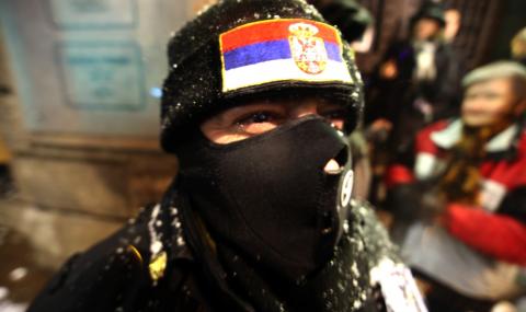 Хиляди сърби отново излязоха на протест - 1