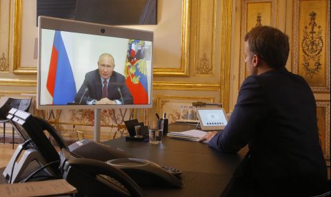 Путин разговаря с Макрон - Януари 2022 - 1