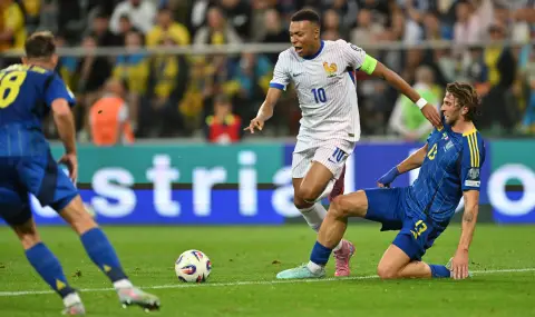 Франция надделя над Украйна, Исландия срази Азербайджан с впечатляваща победа - 1