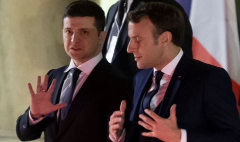 Зеленски: Разбрахме се с Макрон за обучение на украински пилоти - 1