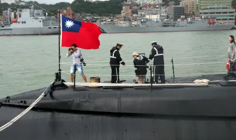 Тайпе в повишена готовност: Китайска ядрена подводница засечена в Тайванския проток - 1