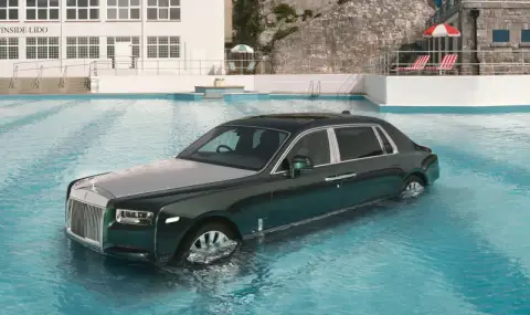 Как и защо Rolls-Royce потопи новия Phantom в басейн - 1