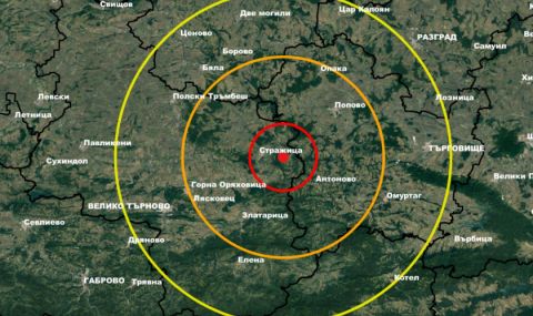 Земетресение край Стражица - Август 2022 - 1