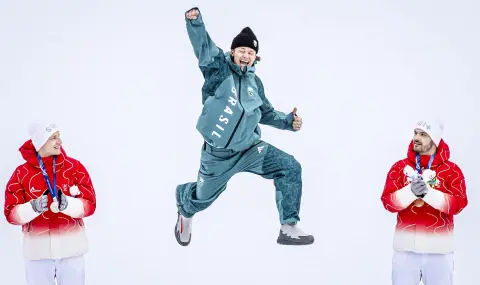 Бразилия поздравява първия си шампион от Зимни олимпийски игри Лукас Бротен - 1