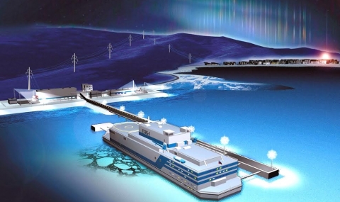 Изграждат пристан за плаващата АЕЦ „Академик Ломоносов“ (Видео) - 1