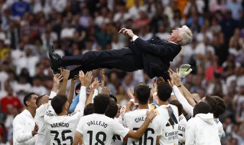 Модрич и Анчелоти се сбогуваха с "Бернабеу" по емоционален начин - 1