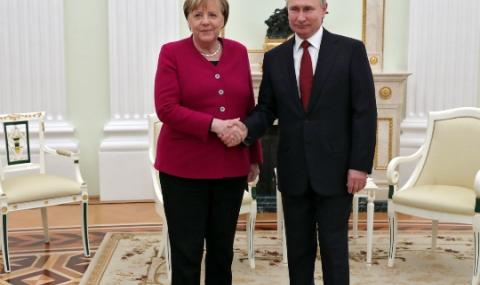Разговор между Меркел и Путин - 1