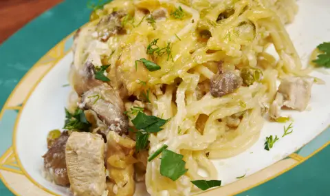 Рецепта на деня: Пиле "Тетрацини" - 1