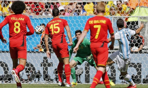 Аржентина натупа здравите белгийци и отива на полуфиналите в Бразилия - 1