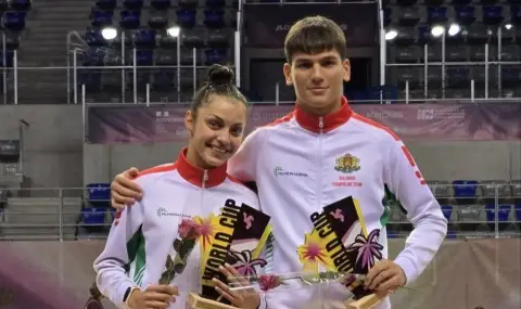 България покори световния връх в скоковете на батут: Историческо злато за Христина Пенева и Калоян Петров - 1