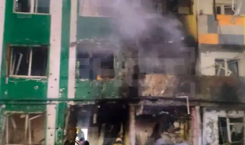 Ukrainian drone destroys lower floors of building in Russian city of Tver, seven people hospitalized VIDEO  - 1