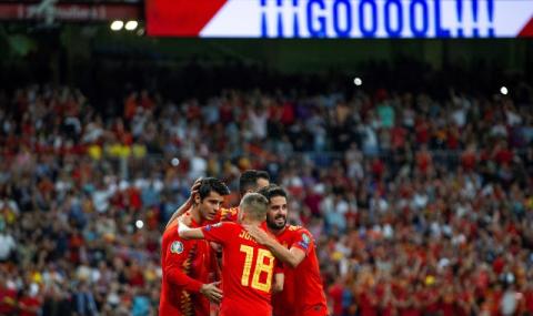 Испания срази Швеция за едно полувреме - 1