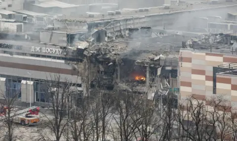 Русия нанесе въздушен удар по Киев  - 1