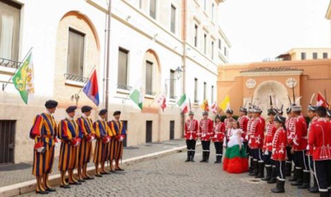 Представители на Националната гвардейска част на България гостуваха във Ватикана - 1