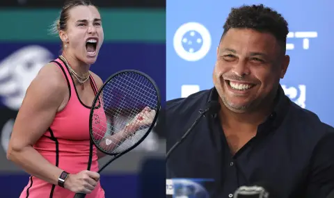 Легендарният Роналдо изненада Арина Сабаленка с подарък - СНИМКА - 1