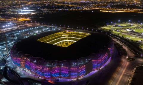 Катар откри нов стадион - "Диамант в пустинята" (СНИМКИ) - 1